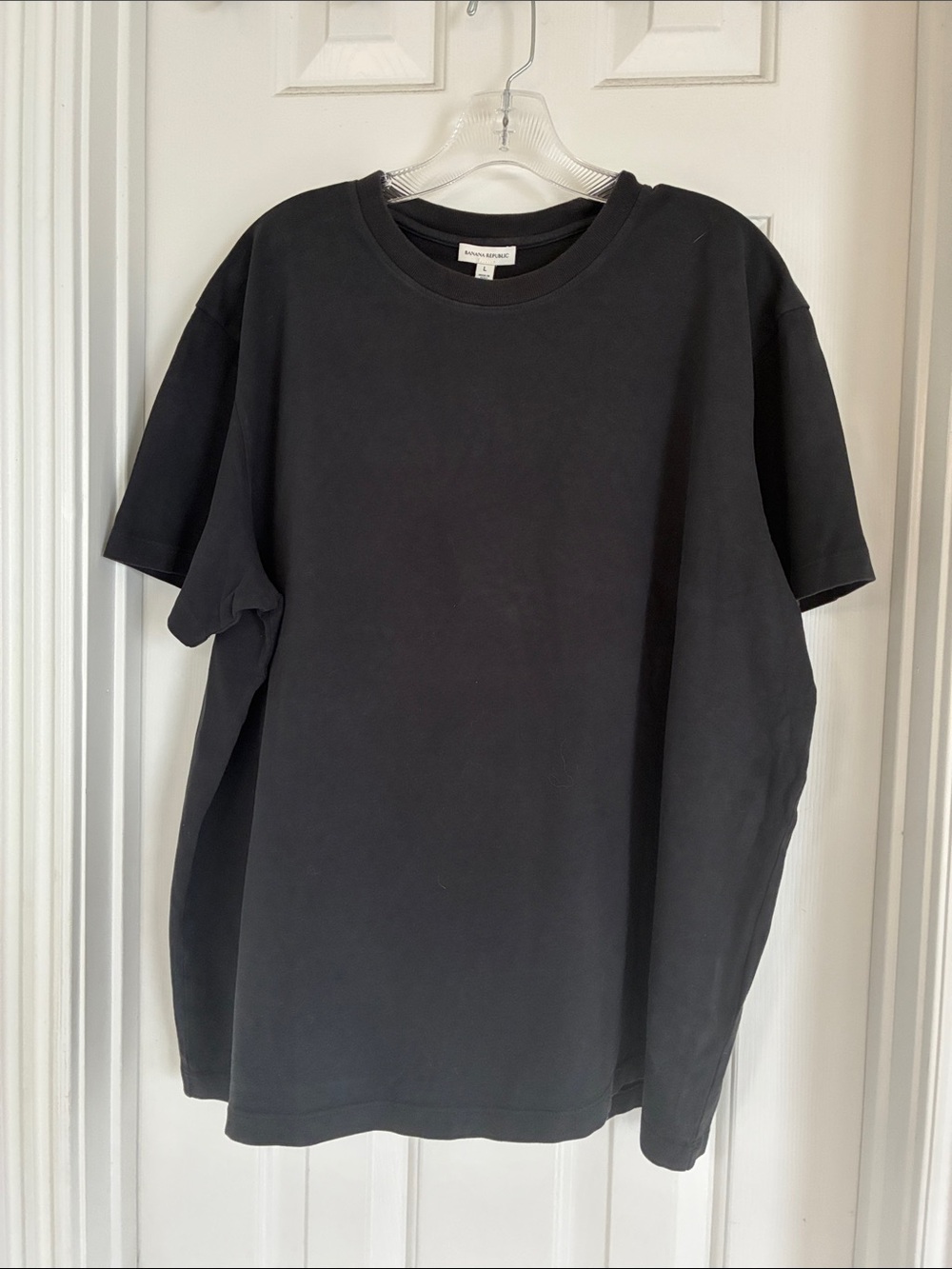 Banana Republic Men's Black Short-Sleeve Crew Tee